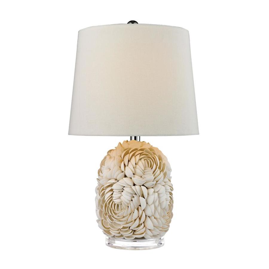 ELK Home Natural Shell Table Lamp with Off-white Linen Shade