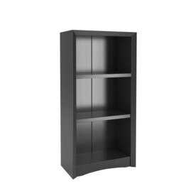 3-Shelf Bookcase South Shore Furniture Axess Collection Black