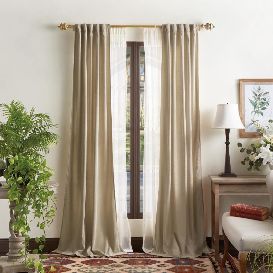 Martha Stewart Naples chenille 95 In. Panel Pair in Safari in the ...