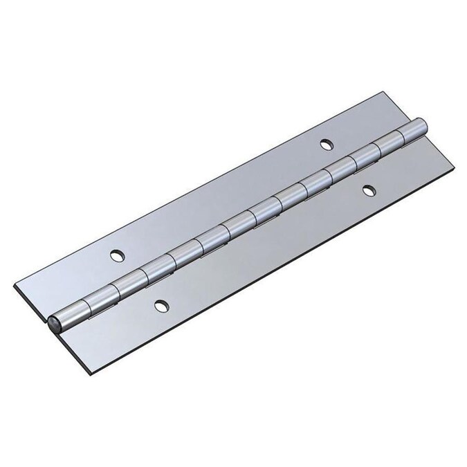 TACO Marine Annealed Stainless Steel Piano Hinge, 1-1/4-in W x .040-in Stainless Steel Piano Hinge Lowes