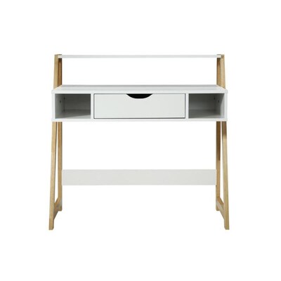 4d Concepts Heidi Collection Desk Modern Contemporary White