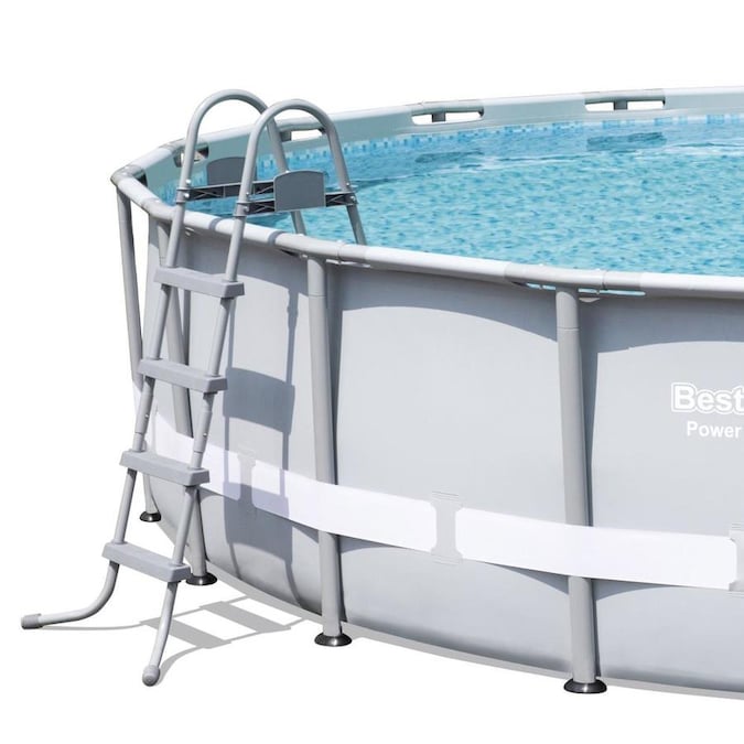 Bestway 20-ft x 20-ft x 48-in Round Above-Ground Pool in the Above How Many Square Feet Is A 20 Foot Round Pool