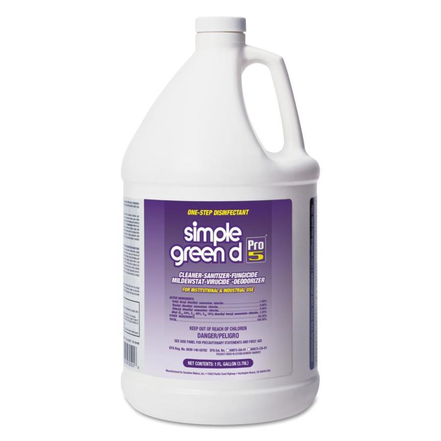 Simple Green d Pro 5 1-Gallon Unscented Disinfectant Liquid All-Purpose ...