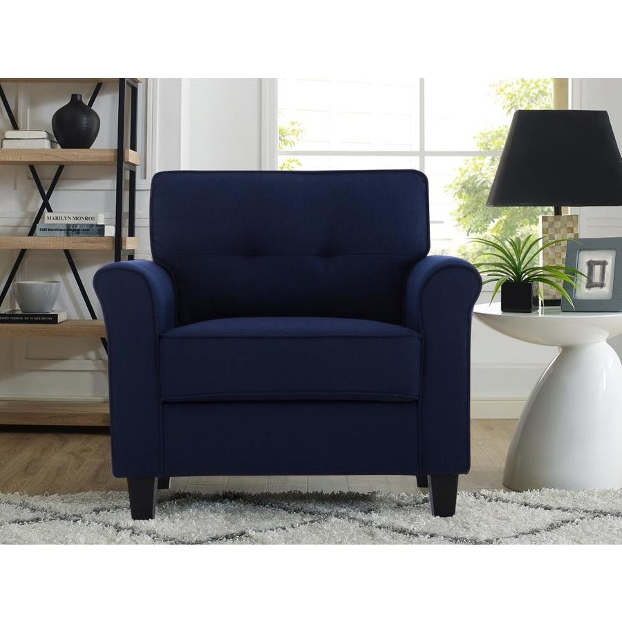 Navy Living Room Chair Goformf Com, Dark Blue Accent Chairs Living Room