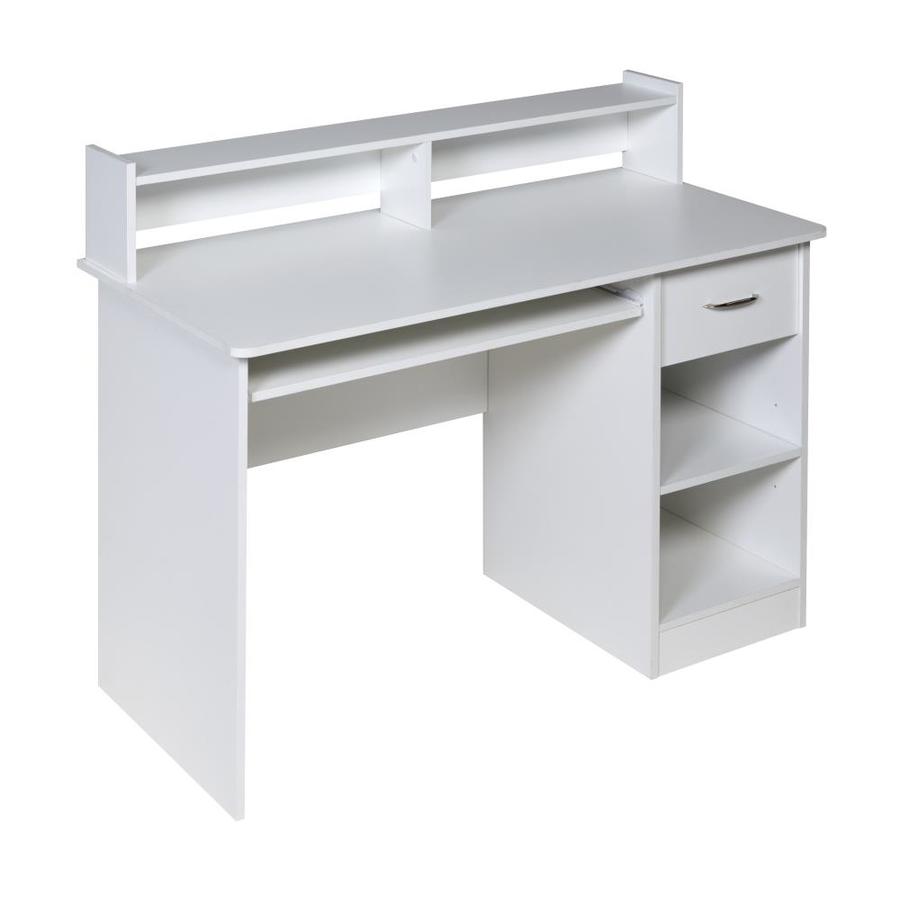 Onespace Essential Traditional White Computer Desk At Lowes Com