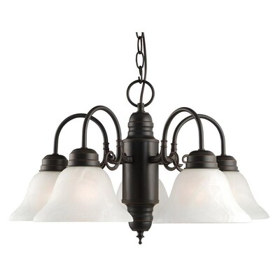 Design House Millbridge 5-Light Oil Rubbed Bronze Farmhouse Chandelier Design House Millbridge 5-Light Oil Rubbed Bronze Farmhouse Chandelier