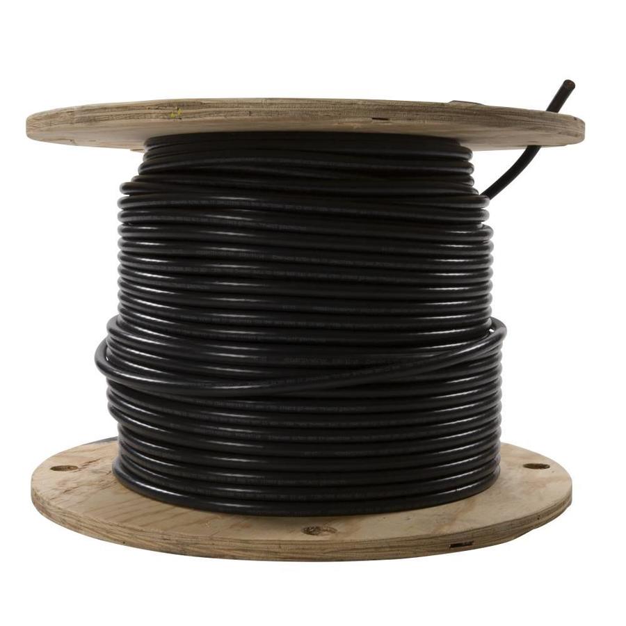 Southwire SIMpull 500ft 1/0AWG Copper Stranded Black XHHW Wire (By