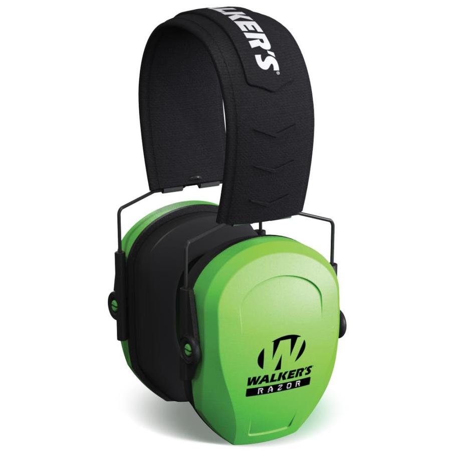 Walker's Razor Pro Passive Low Profile MuffHigh Vis Green in the