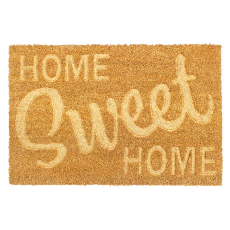 Go Away Natural Coir Indoor Outdoor Doormat 24 x 16 inch