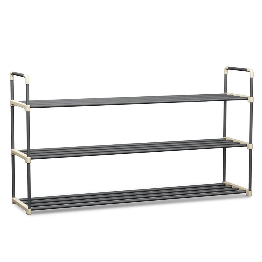 Umbra 14 Pair Black Metal Shoe Rack In The Shoe Storage Department At Lowes Com