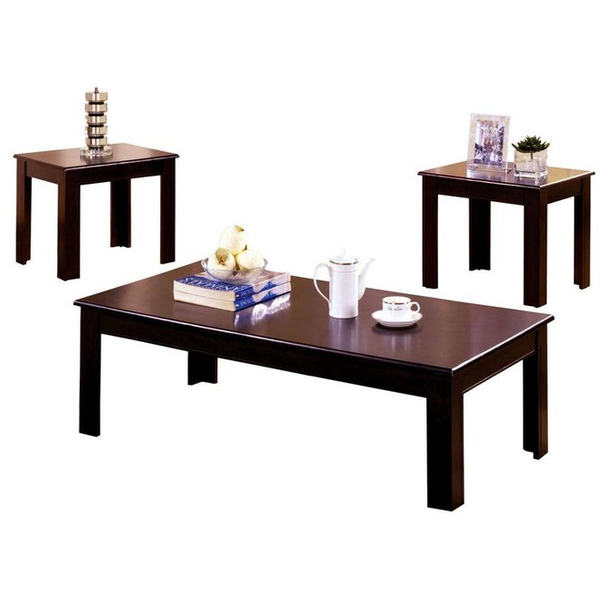 Benzara Contemporary 3 Pc Coffee Table Set In The Accent Benzara Contemporary 3 Pc Coffee Table