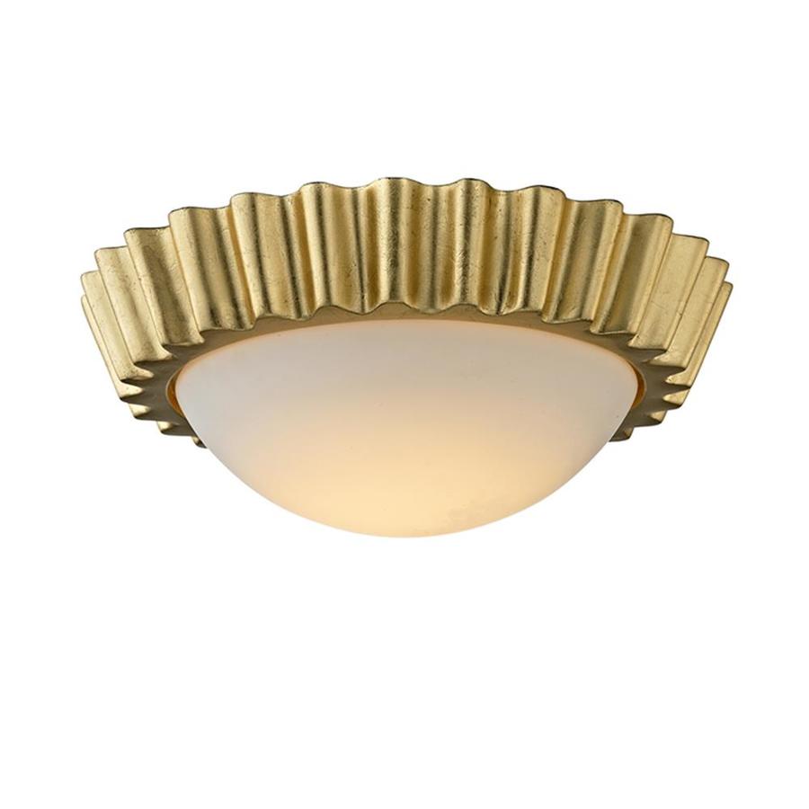 12 B&P Lamp Round Flush Mount Opal Glass Shade 12 B&P Lamp Round Flush Mount Opal Glass Shade