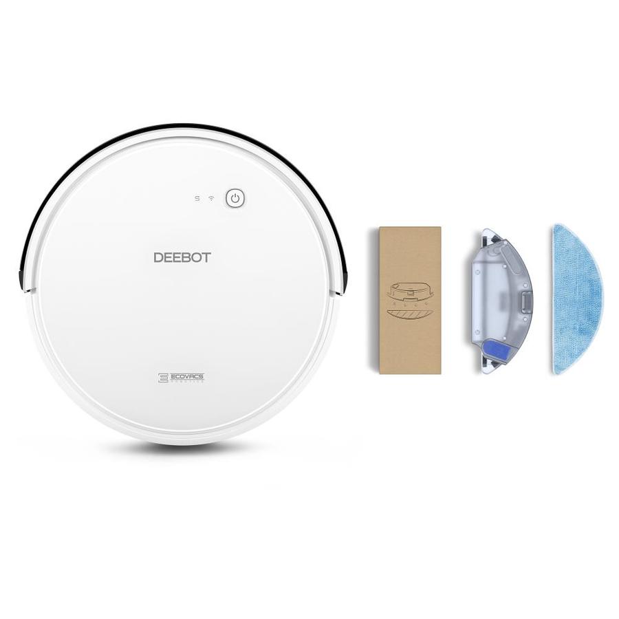 ECOVACS ROBOTICS DEEBOT White Auto Charging Robotic Vacuum with HEPA