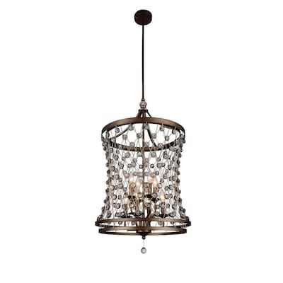 CWI Lighting Tieda 8-Light Speckled Bronze Modern/Contemporary Chandelier CWI Lighting Tieda 8-Light Speckled Bronze Modern/Contemporary Chandelier