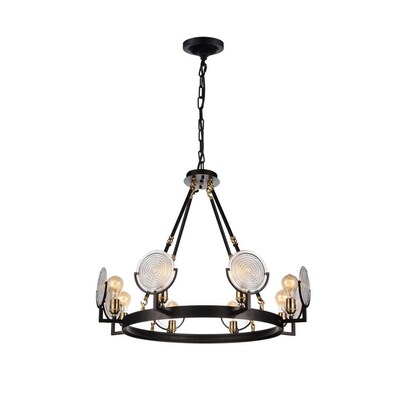 CWI Lighting Bhima 8-Light Brown Rustic Chandelier CWI Lighting Bhima 8-Light Brown Rustic Chandelier