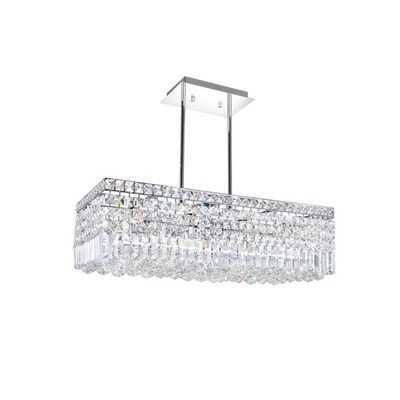 CWI Lighting Colosseum 8-Light Chrome Traditional Crystal Chandelier CWI Lighting Colosseum 8-Light Chrome Traditional Crystal Chandelier