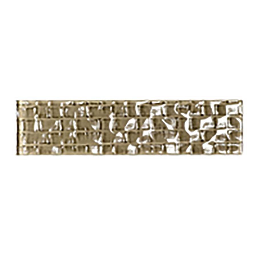 Abolos Metro Cubes 120 Pack Olive Beige Glossy Textured 2 In X 8 In Glossy Glass Mosaic Wall Tile In The Tile Department At Lowes Com