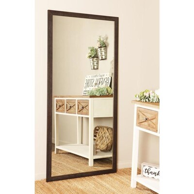 Brandtworks Ash Brown Farmhouse Floor Mirror At Com Brandtworks Ash Brown Farmhouse Floor