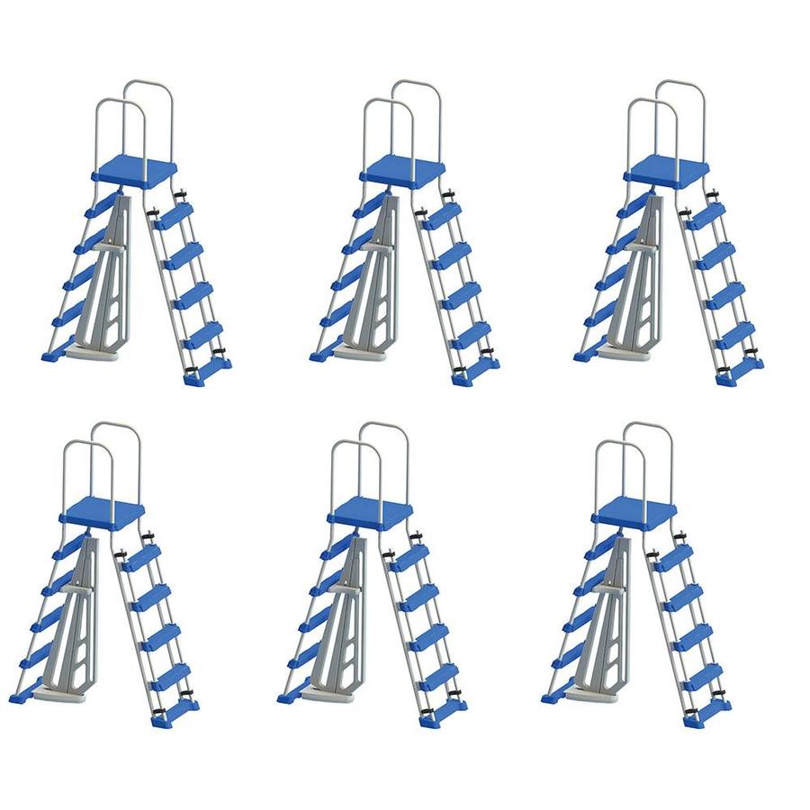 above ground pool safety ladders