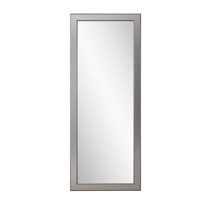 BrandtWorks 70.5-in L x 25.5-in W Silver Framed Wall Mirror in the ...
