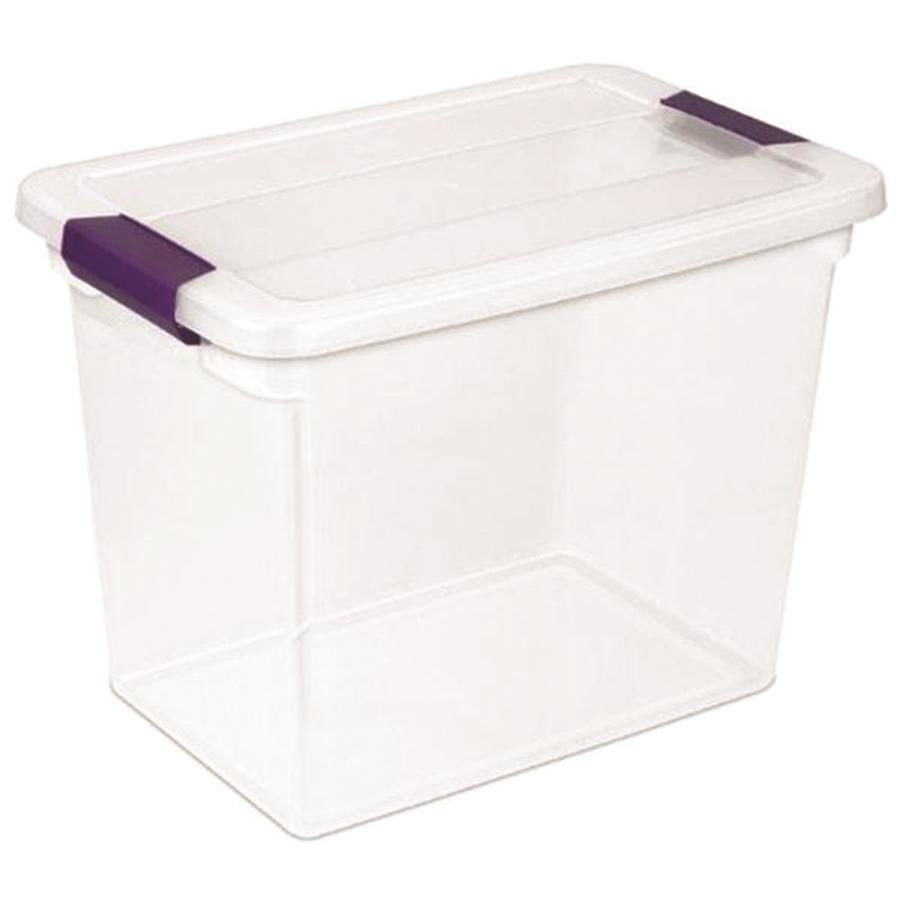 clear storage bins lowes