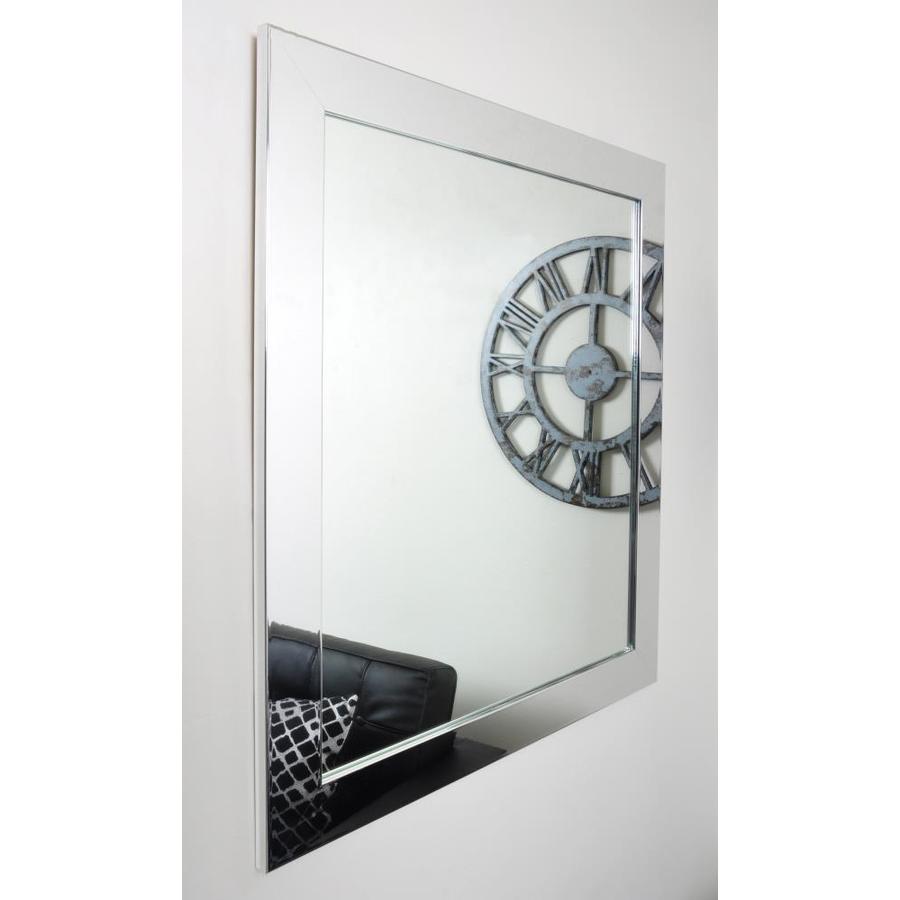 BrandtWorks Modern Chrome Wall Mirror at Lowes.com