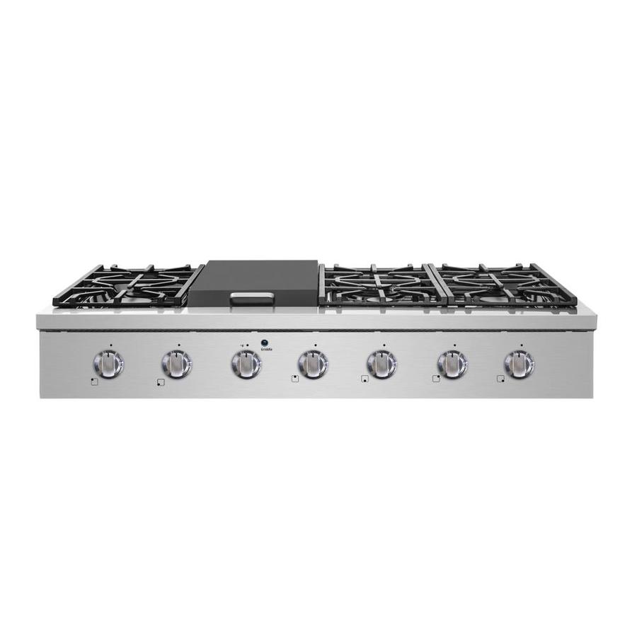 NXR LS 48-in 6 Burners Stainless Steel Gas Cooktop