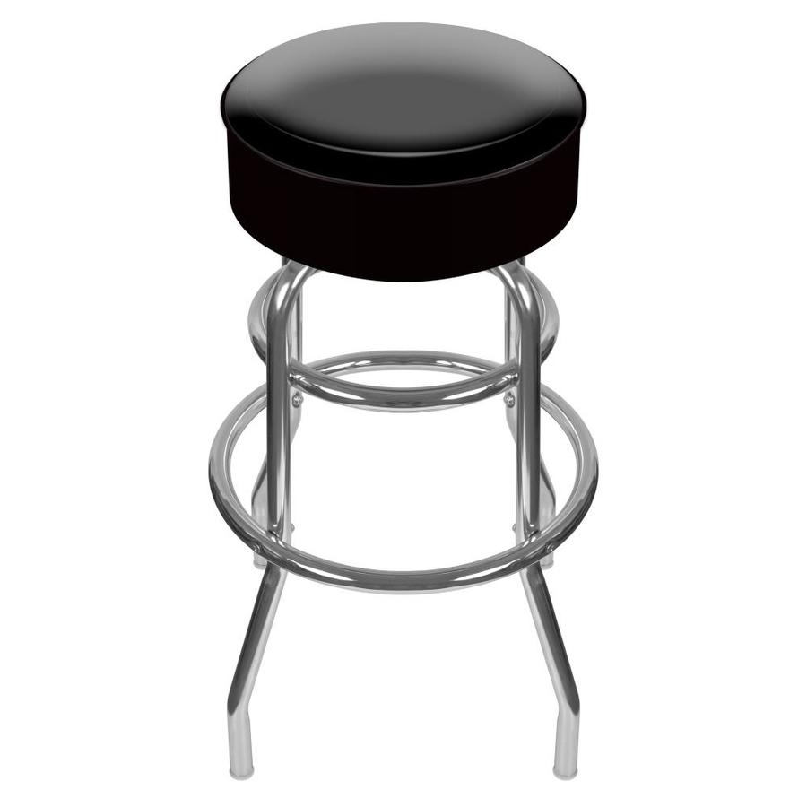 Trademark Gameroom Bar Stools Chrome Bar Height Upholstered Swivel Bar Stool In The Bar Stools 