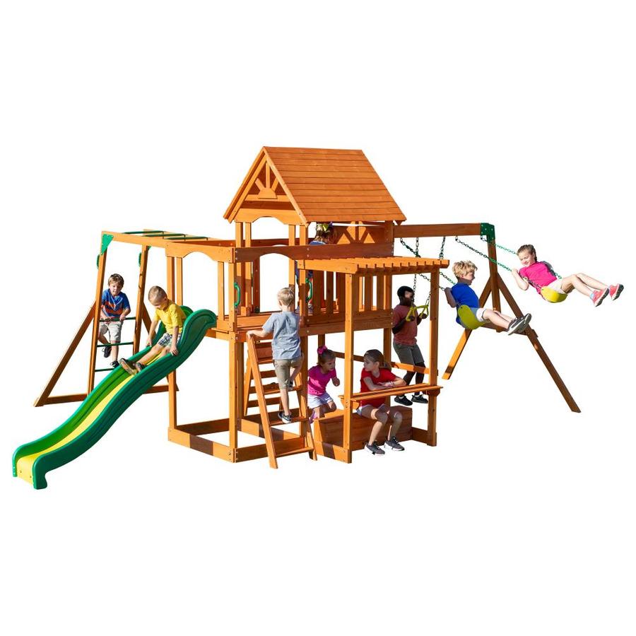Playset Wood Playsets &amp; Swing Sets at Lowes.com