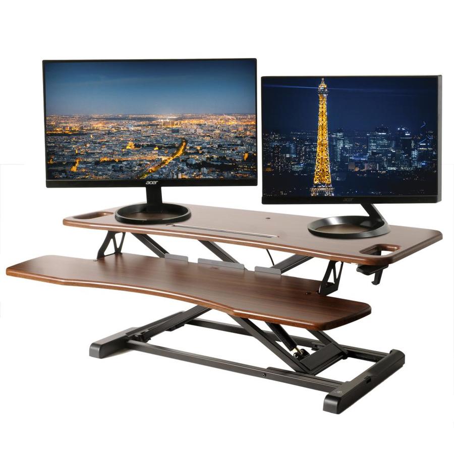 Techorbits Rise X Pro Modern Contemporary Walnut Standing Desk At