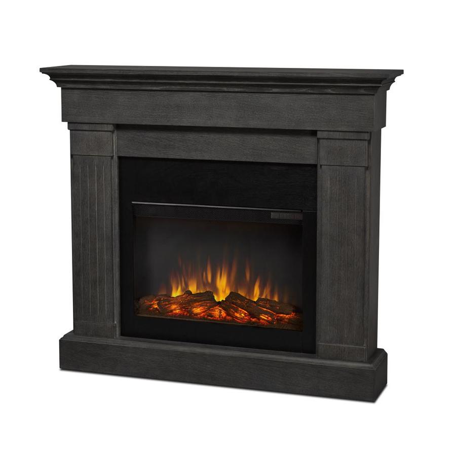 Real Flame 47.4-in W Gray Fan-Forced Electric Fireplace in the Electric ...