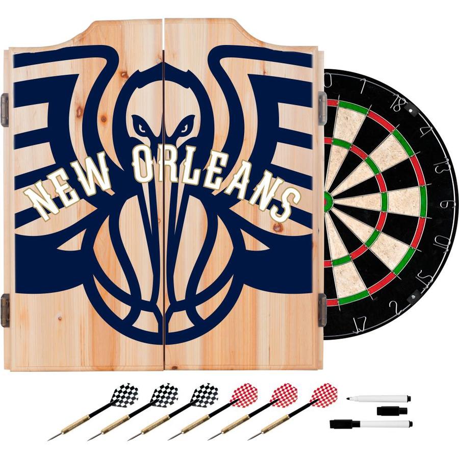 Trademark Gameroom New Orleans Pelicans Dart Cabinets 20 5 In Wood