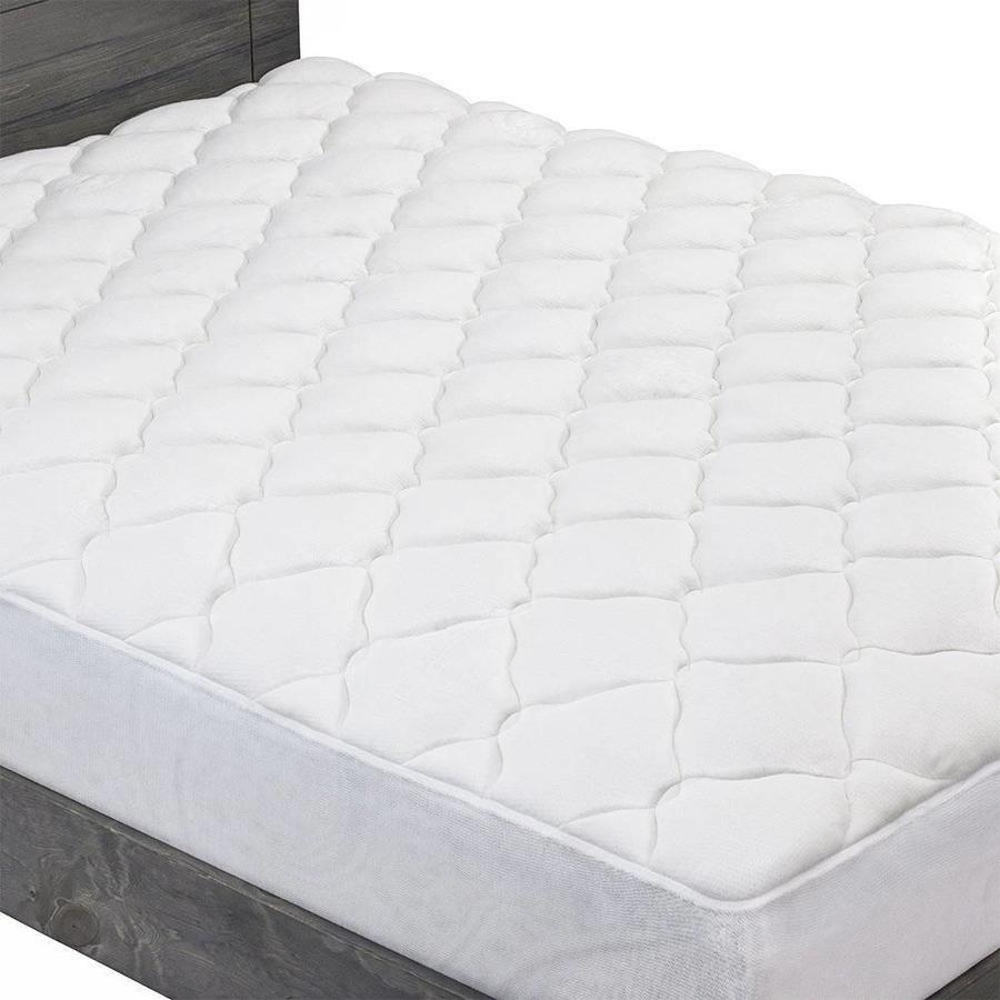 eLuxury 18in D Polyester Queen Hypoallergenic Mattress Cover in the