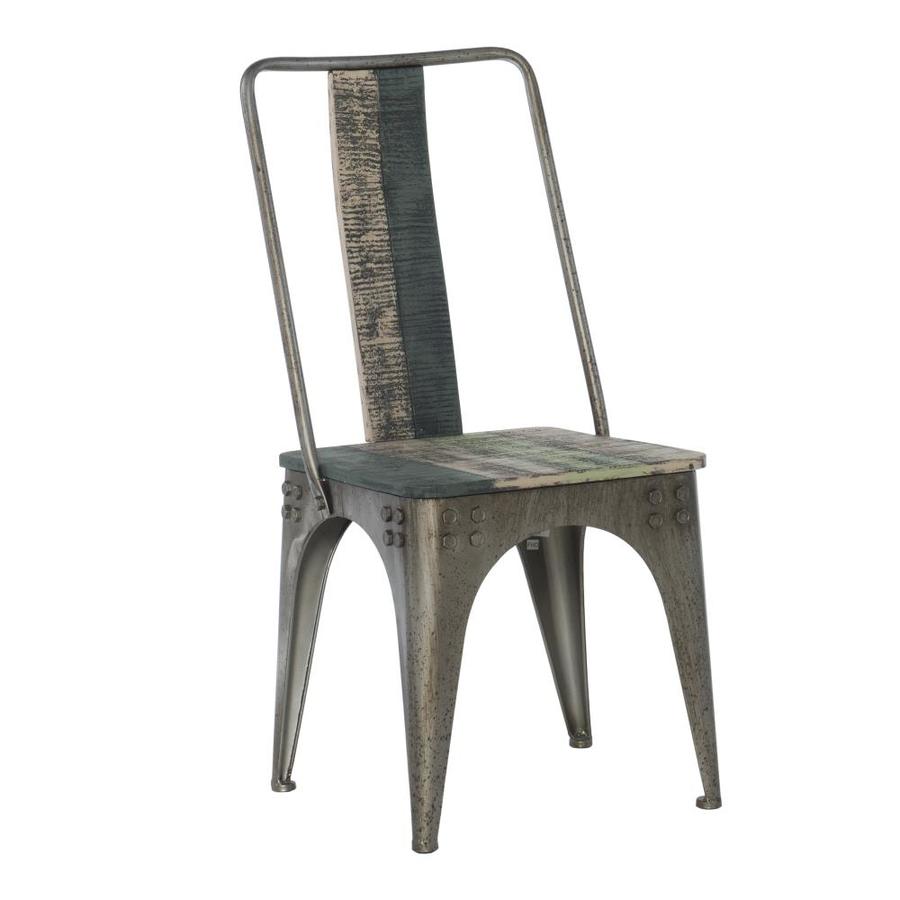 Powell Calypso Industrial Weathered Accent Chair in the Chairs