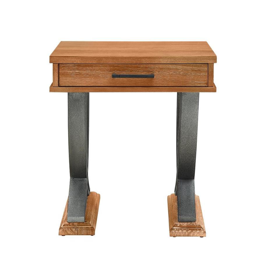 Powell Martin Honey Wood End Table in the End Tables department at
