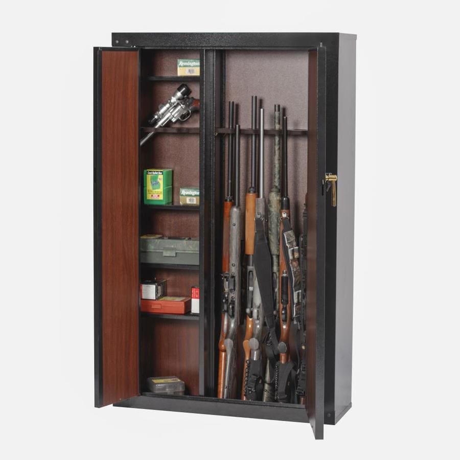 3.28 ft 1 Gun Rifle Shotgun Storage Metal Security Cabinet Steel Safe 1 m 