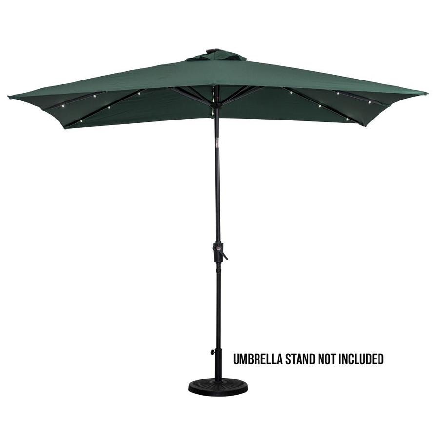 Sun Ray Rectangular Patio Umbrellas At Lowes Com