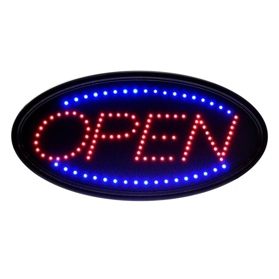 Alpine Industries Alpine Industries 19 in. x 10 in. LED Open Sign in ...