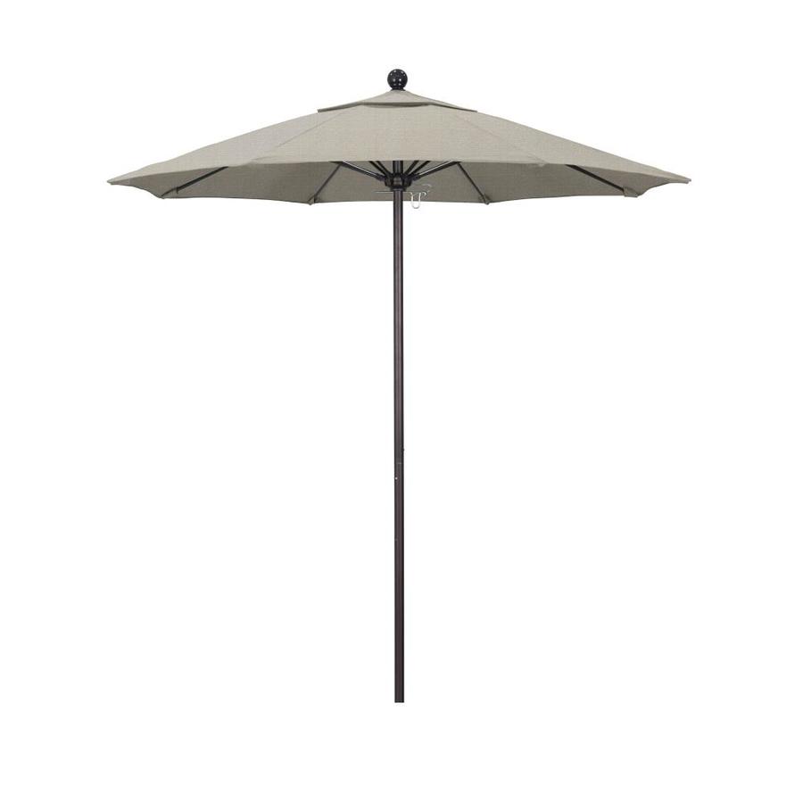 California Umbrella 9 Ft Octagon Capri With Hardwood Wood Frame No Tilt Market Patio Umbrella In The Patio Umbrellas Department At Lowes Com