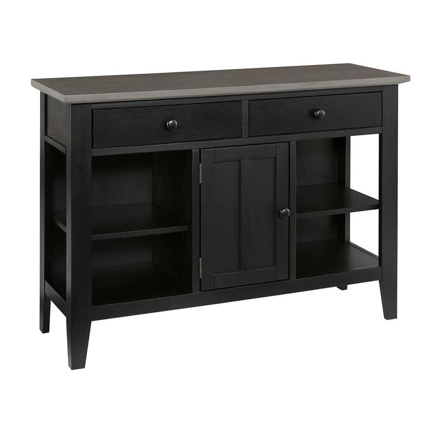 Progressive Furniture Lancaster Smoke and Black RubberSideboard in the