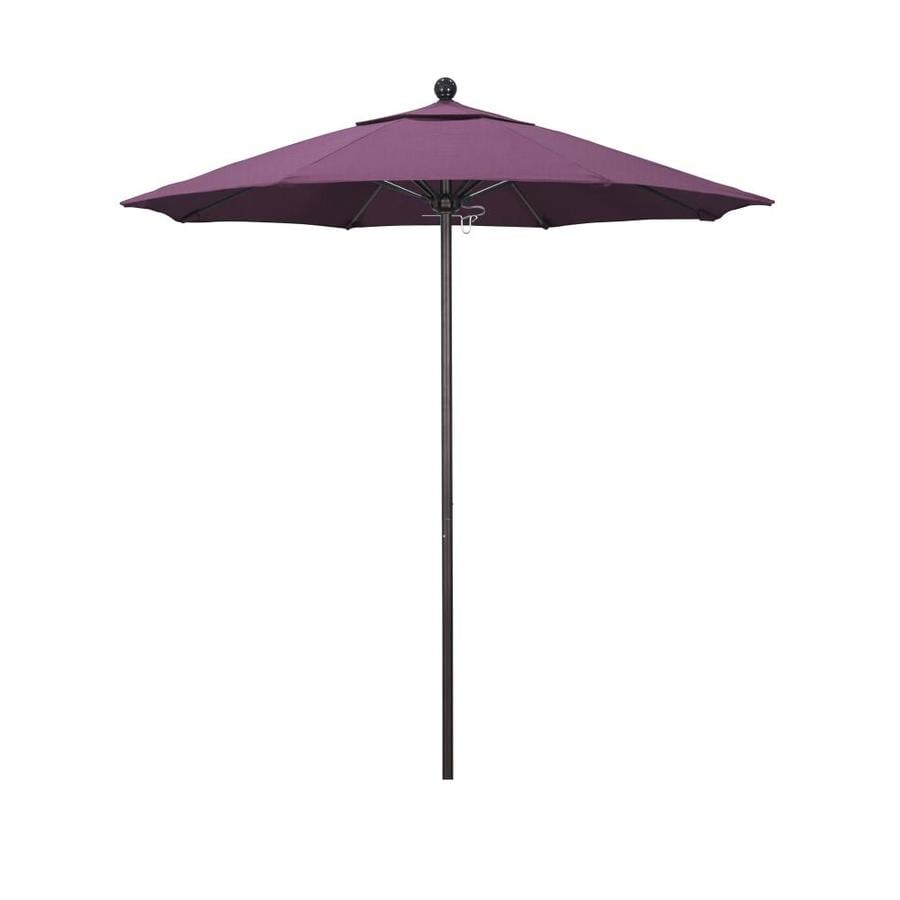 California Umbrella 7 5 Ft Octagon Spa With Bronze Aluminum Frame No Tilt Market Patio Umbrella In The Patio Umbrellas Department At Lowes Com