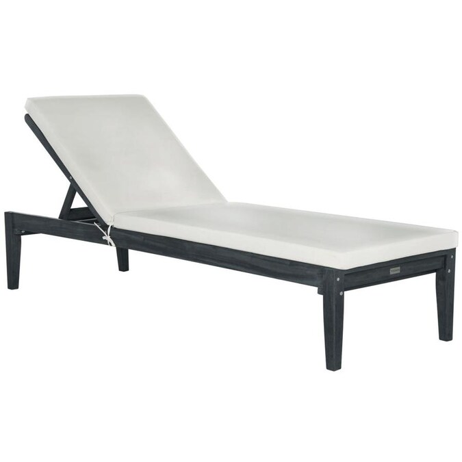 Safavieh Montclair Dark Slate Gray Wood Frame Stationary Chaise Lounge Chair S With Solid Cushioned Seat In The Patio Chairs Department At Com - Dark Wood Chaise Lounge Chair Safavieh Montclair Dark Slate Gray Wood Frame Stationary Chaise Lounge Chair S With Solid Cushioned Seat In The Patio Chairs Department At Com - Dark Wood Chaise Lounge Chair