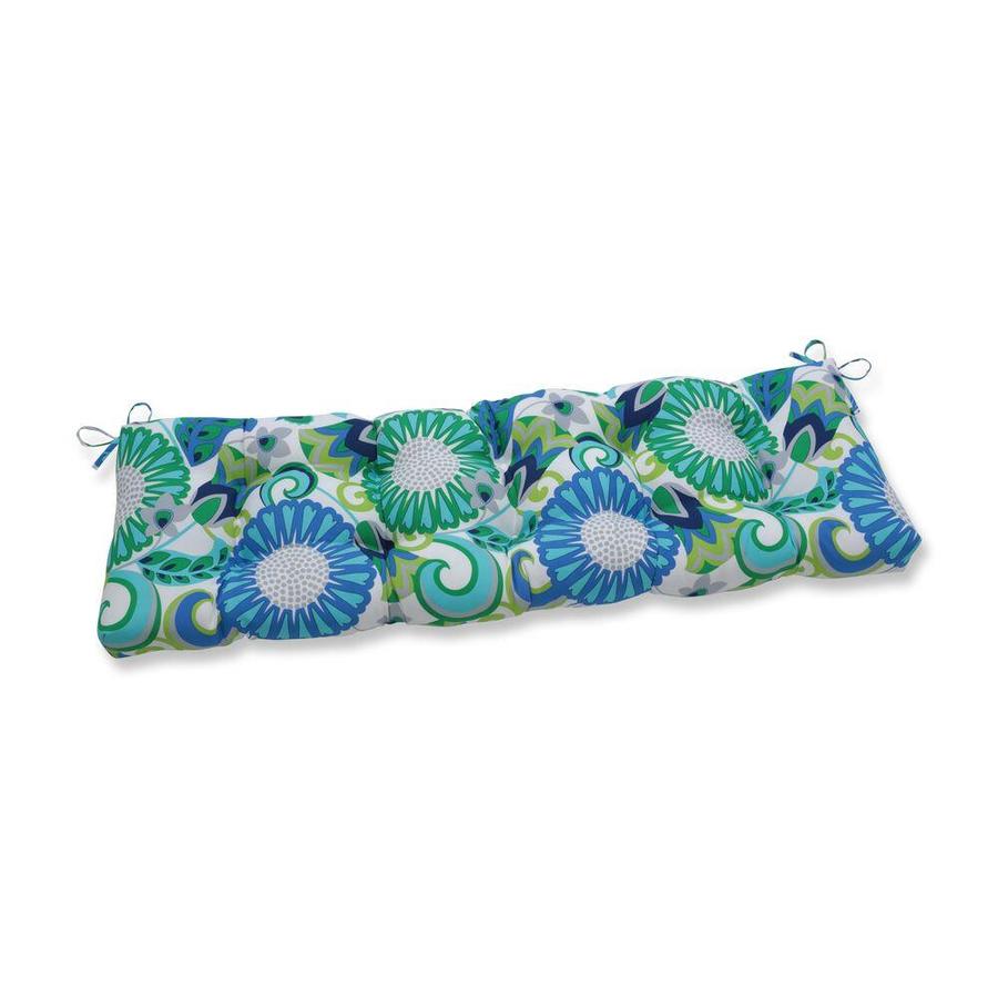 turquoise bench cushion