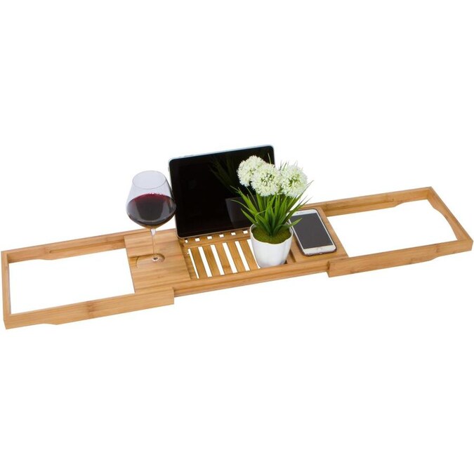 Trademark Innovations Natural Bamboo Vanity Tray In The Bathroom Accessories Department At Com - Bamboo Bathroom Vanity Tray Trademark Innovations Natural Bamboo Vanity Tray In The Bathroom Accessories Department At Com - Bamboo Bathroom Vanity Tray