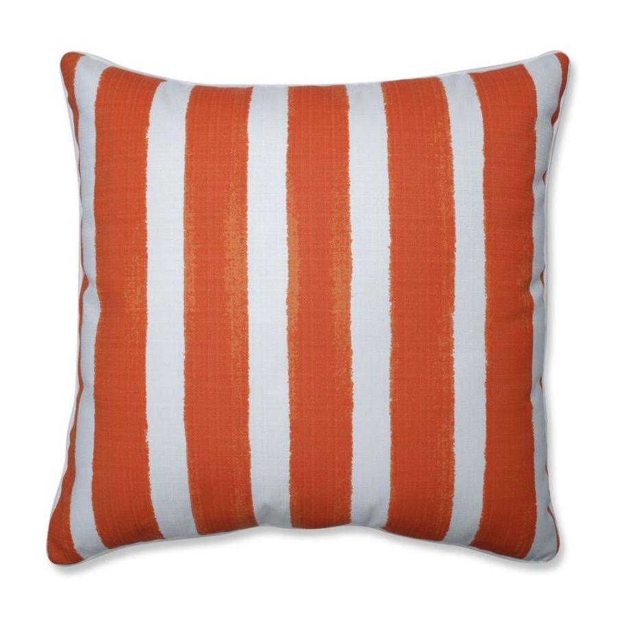 orange and white cushions