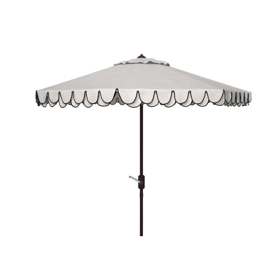 10 ft black and white patio umbrella