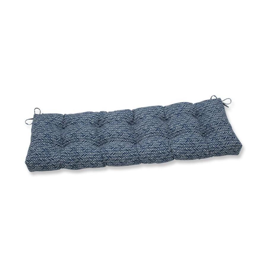 Pillow Perfect Kirkland Black Black Patio Bench Cushion In The Patio Furniture Cushions Department At Lowes Com
