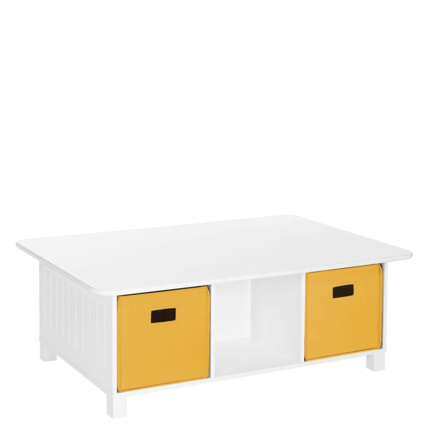 white play table with storage