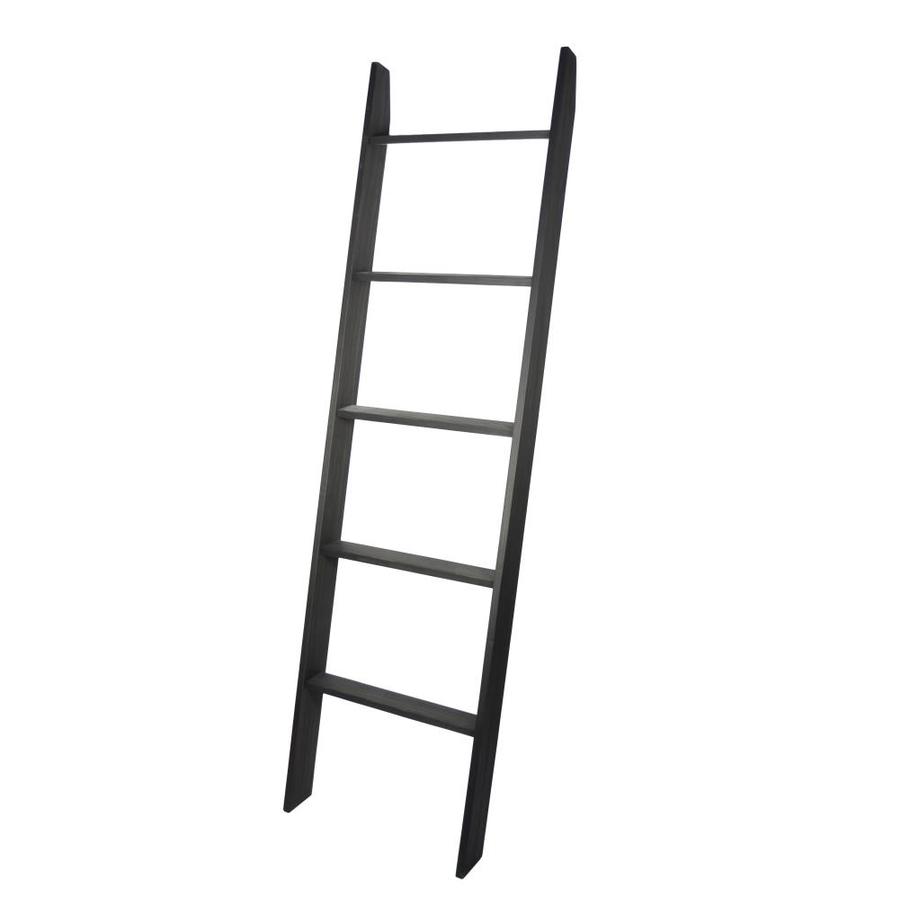 BrandtWorks Black Leaning Blanket Ladder in the Blanket Ladders