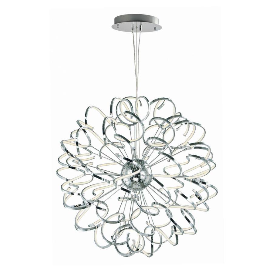 Et2 Chaos Polished Chrome Modern Contemporary Globe Led Pendant Light In The Pendant Lighting Department At Lowes Com